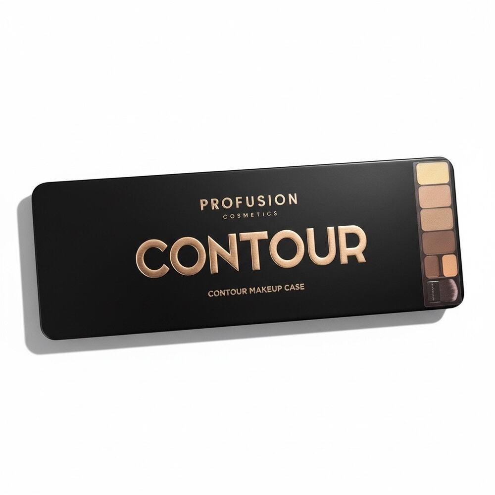 Profusion Cosmetics Contour Makeup Case – Cream Contour & Highlight Palette. New